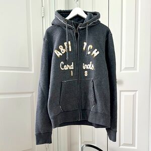Abercrombie & Fitch men’s Gray Hoodie Jacket